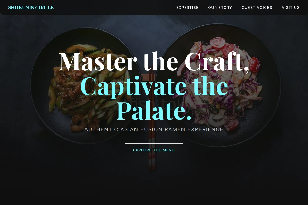 Ramen Asian Fusion Food
