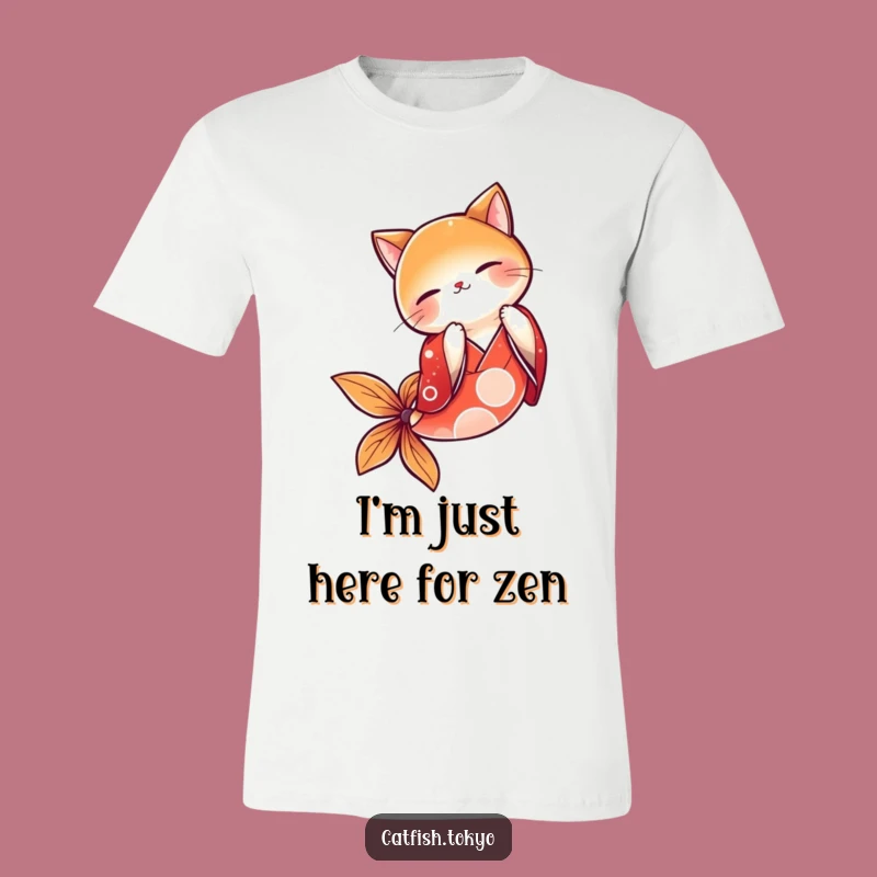 Funny Red Kimono Catfish Bowing T-Shirt - Hilarious Anime Style Apparel Gift